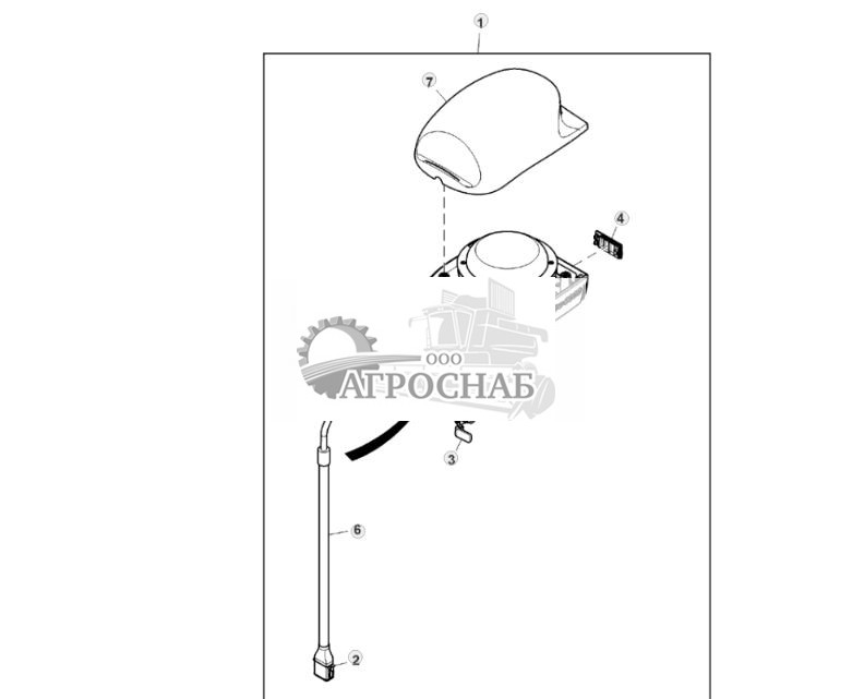 Приемник системы глобального позиционирования StarFire™ 6000 - ST865413 441.jpg